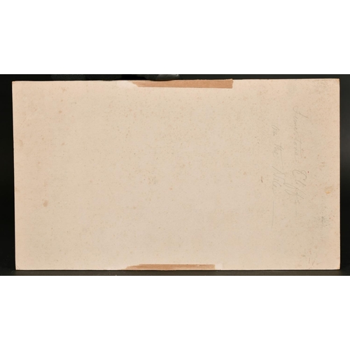 205 - Circle of A O Lamplough, Escarpment on the river Nile along with another Egyptian scene by another h... 