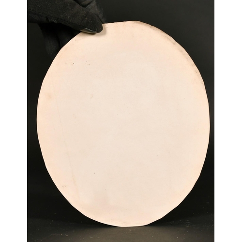 216 - Herman Gustave Herkomer (1862-1935) American, A head and shoulders sketch of a gentleman, in profile... 