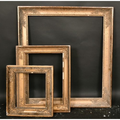 22 - A set of three French frames, 21.75