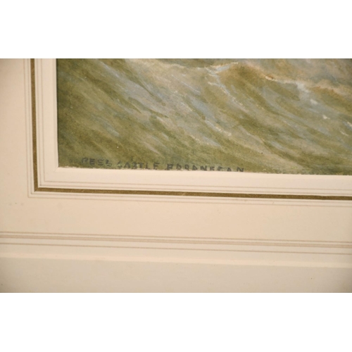 234 - J. F. Branegan (1843-1911) British/Irish, 'Peel Castle', ships off the coast of the Isle of Man, wat... 