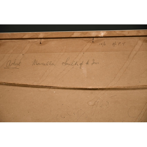 236 - Marcella Smith (1887-1963) British, A view of boats in a harbour, probably St. Ives, watercolour wit... 