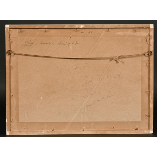 236 - Marcella Smith (1887-1963) British, A view of boats in a harbour, probably St. Ives, watercolour wit... 