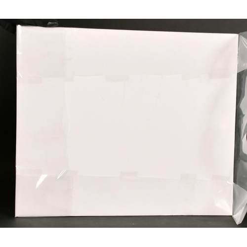 245 - A Sikh school Indian painting of a Guru with servants in attendance, watercolour and gouache, 9