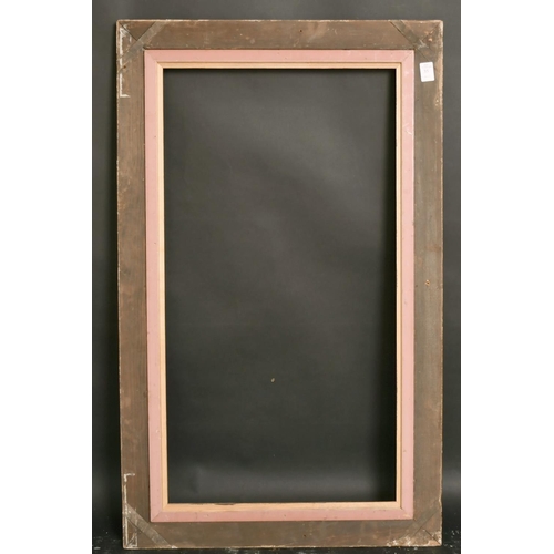 35 - An early 20th century carved wood frame, rebate size 16