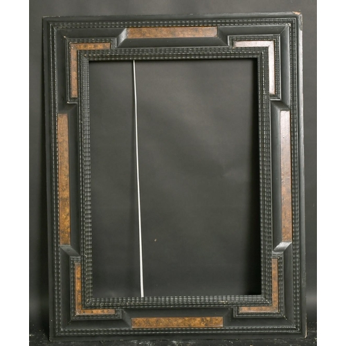 37 - A Dutch style ripple moulded frame, rebate size 19.75