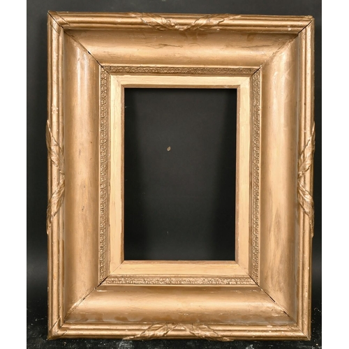 42 - An 18th century gilt and composition frame, rebate size 7.25