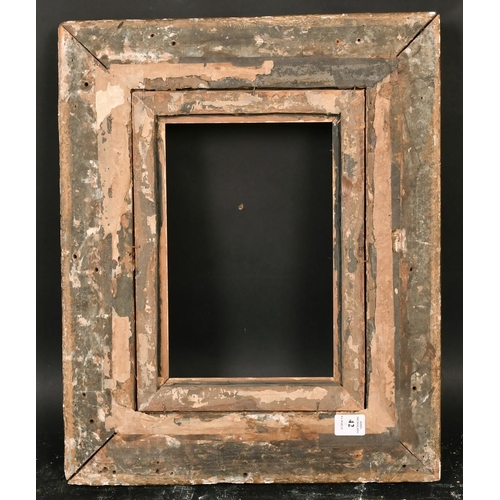 42 - An 18th century gilt and composition frame, rebate size 7.25