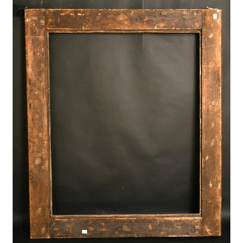 47 - A French 18th century carved wood frame, rebate size 38.5