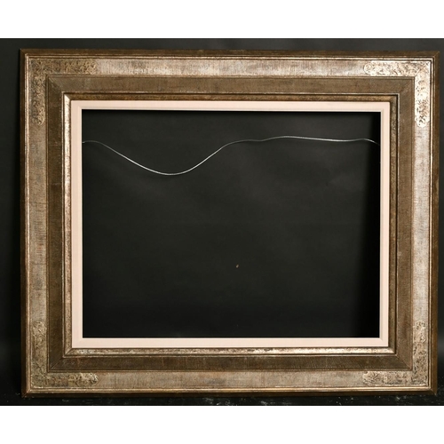 5 - A 20th century silver gilt frame, rebate to slip 20