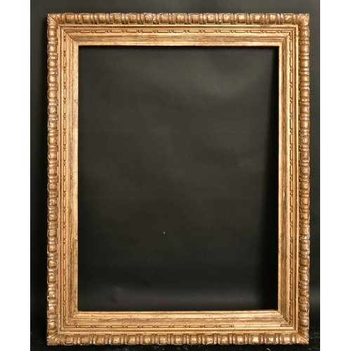 55 - A 19th century carved giltwood frame, rebate size 30