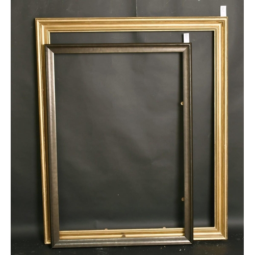 57 - A moulded gilt frame, rebate size 38.75