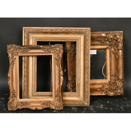 69 - A collection of three 19th century composition frames, rebate size 7