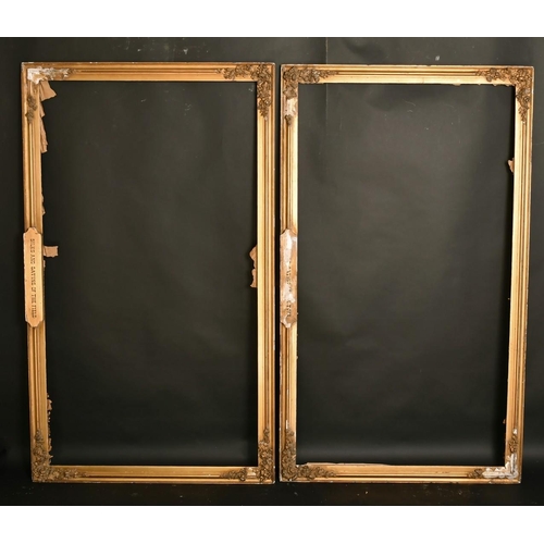 84 - A pair of 19th century gilt composition frames, rebate size 28.75