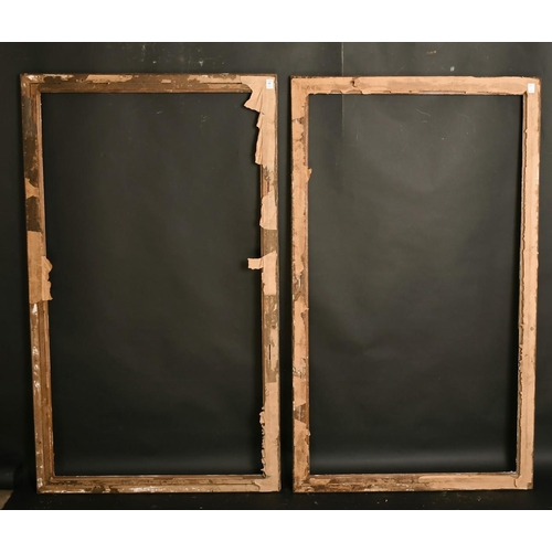 84 - A pair of 19th century gilt composition frames, rebate size 28.75