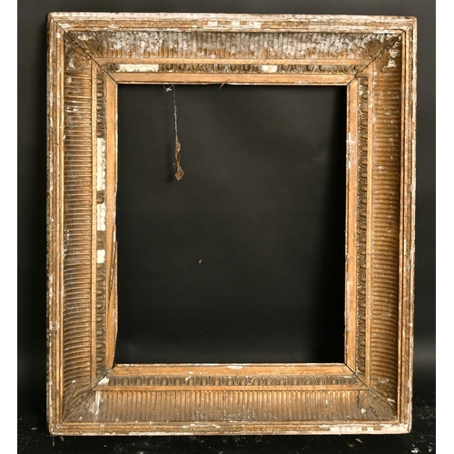 88 - An 18th century, moulded and composition frame, rebate size basically 20