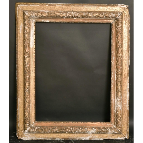 94 - A 19th century carved frame, rebate size 21.25