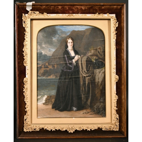 223 - Robert Thorburn (1815-1885) British, 'The Marchioness of Stafford', A portrait of a lady, watercolou... 