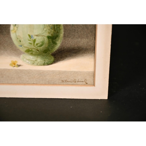 224 - William Cruickshank (1848-1922) British, A pair of still life paintings of mixed flowers, watercolou... 