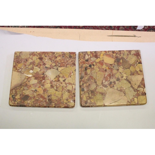 1060 - A GOOD LARGE FRENCH KINGWOOD CABINET, formed as a pair of central marquetry panel doors, over a brus... 