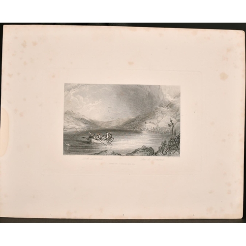 43 - A collection of British topographical steel engravings including 'R. Sands after H. Melville Loch Lo... 