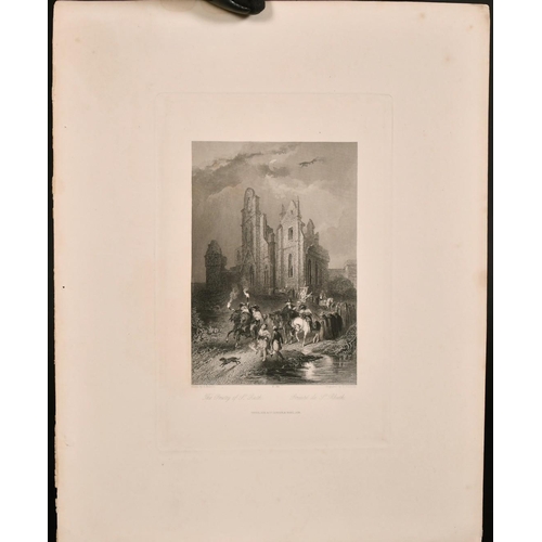 43 - A collection of British topographical steel engravings including 'R. Sands after H. Melville Loch Lo... 
