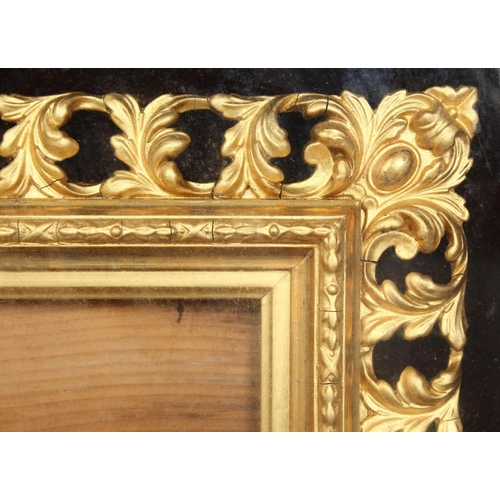 1002 - A French Florentine style frame in a rosewood presentation box, reputedly made for a Paris exhibitio... 
