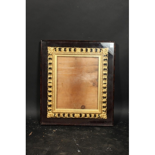 1002 - A French Florentine style frame in a rosewood presentation box, reputedly made for a Paris exhibitio... 