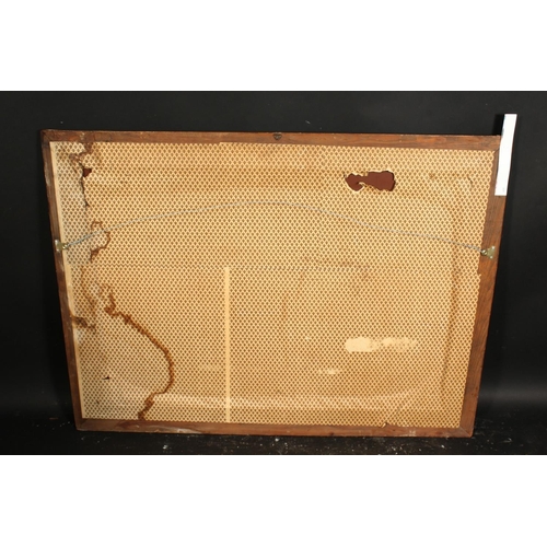 1006 - A 19th century foliate carved wood frame, rebate size 28  x 40 , 71cm x 101.5cm.