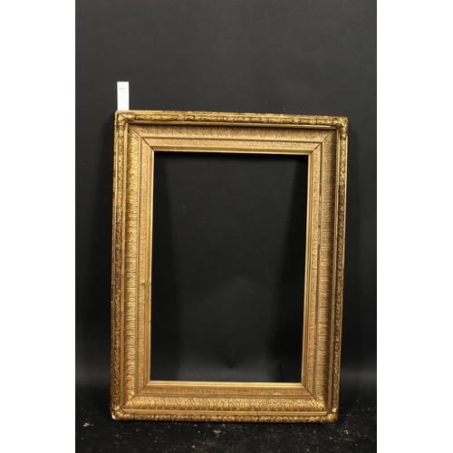 1007 - A 19th century gilt composition frame, rebate size 16  x 24 , 40.5cm x 61cm.