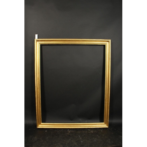1014 - A moulded gilt frame, rebate size 38.5  x 47.5 , 98cm x 120.5cm.