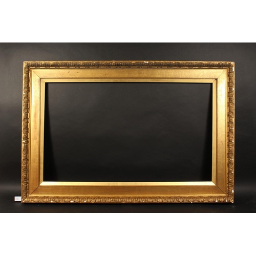 1015 - A 19th century Watts frame, rebate size 30  x 50 , 76cm x 127cm.