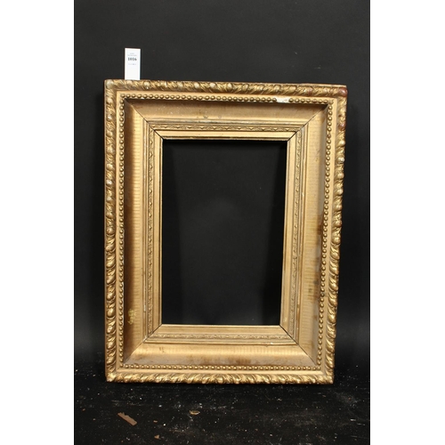 1016 - A 19th century gilt composition frame, rebate size 10  x 15 , 25.5cm x 38cm.