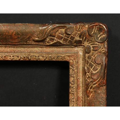 1020 - An early 20th century composition frame, rebate size 14  x 18 , 35.5cm x 45.5cm.