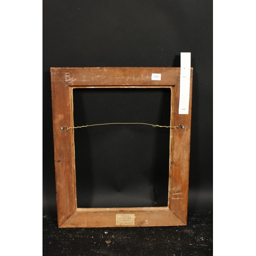 1020 - An early 20th century composition frame, rebate size 14  x 18 , 35.5cm x 45.5cm.