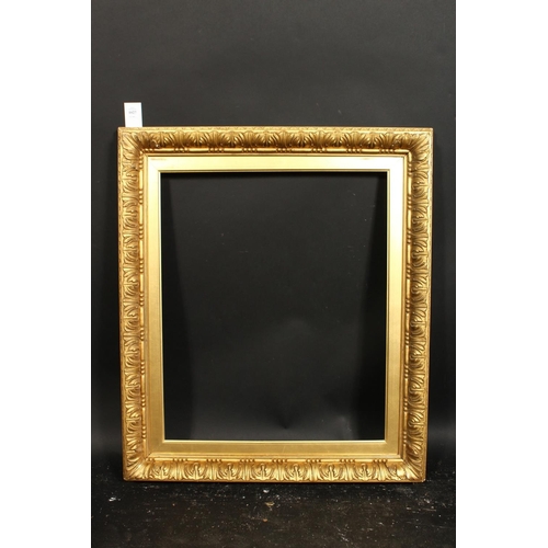 1027 - A 19th century Watts style frame, rebate size 20  x 24 , 51cm x 61cm.