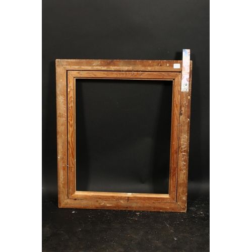 1027 - A 19th century Watts style frame, rebate size 20  x 24 , 51cm x 61cm.