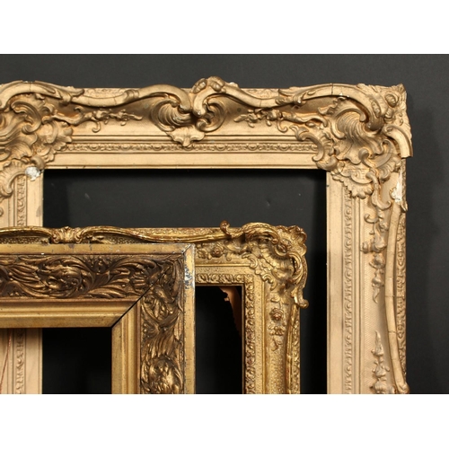 1030 - A group of three various 19th century and later frames, rebate sizes 16  x 23 , 40.5cm x 59cm, 16  x... 