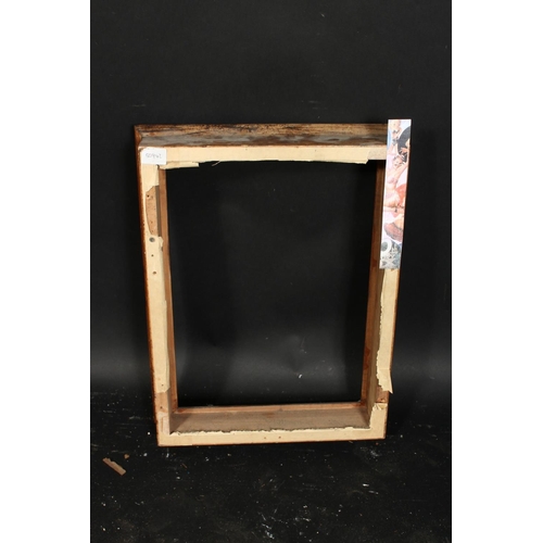 1042 - A deep box frame, rebate size 16.75  x 12.25 , 42 cm x 31cm.