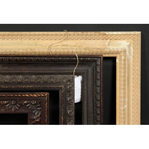 1054 - A Dutch style ripple moulded frame, rebate size 17.75  x 21.5 , 45cm x 55cm, along with a group of t... 