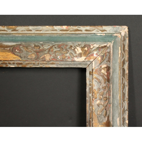 1060 - A 19th century carved Lely panel frame, 44  x 77.5 , 113cm x 197cm.