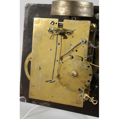 1300 - JOSEPH KNIBB, A 17TH CENTURY EIGHT DAY LONGCASE CLOCK MOVEMENT, striking on a 