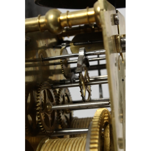 1300 - JOSEPH KNIBB, A 17TH CENTURY EIGHT DAY LONGCASE CLOCK MOVEMENT, striking on a 