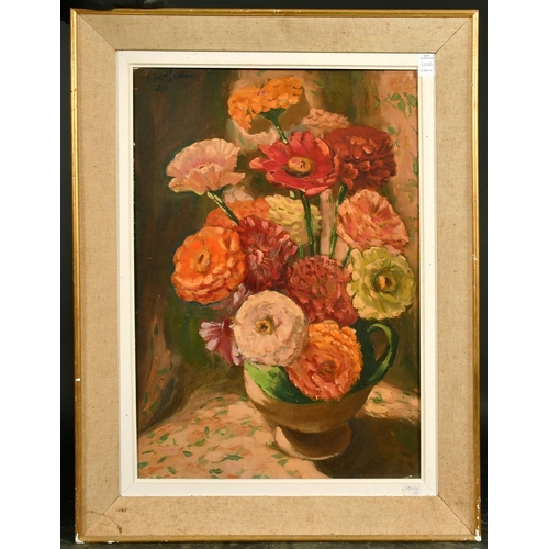 1022 - 20th Century French School still life, indistinctly signed and dated 1940, 21.5