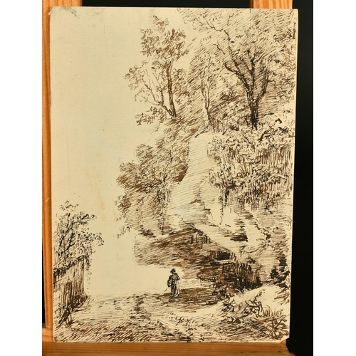 1030 - A collection of 3 19th Century ink drawings, largest 10.5