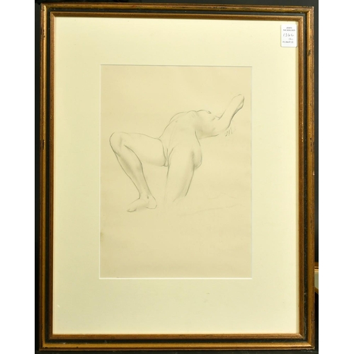 1346 - Henry Cotterill Deykin (1905-1989) British, a collection of four framed studies of a female nude, on... 