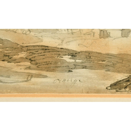 1362 - John Warwick Smith (1749-1831) 'Grange Bridge towards Borrowdale', pencil, pen and wash, inscribed o... 