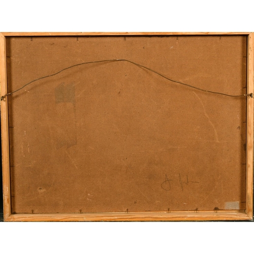 1628 - Manner of Jasper Johns, American Flag, mixed media on board, 17.75