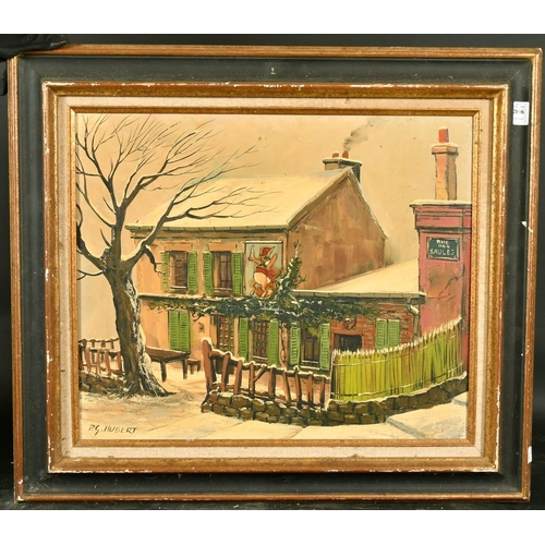 2006 - P.G. Hubert, 'Le Lapin Agile Cabaret de Montmartre', oil on canvas, signed, 18