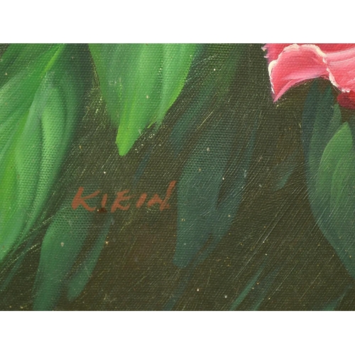 2020 - Klein, Orchids, oil on canvas, signed, 19.75