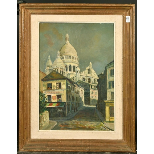 2026 - Georges Michel, a Montmartre Street scene, oil on canvas, signed, 21.5